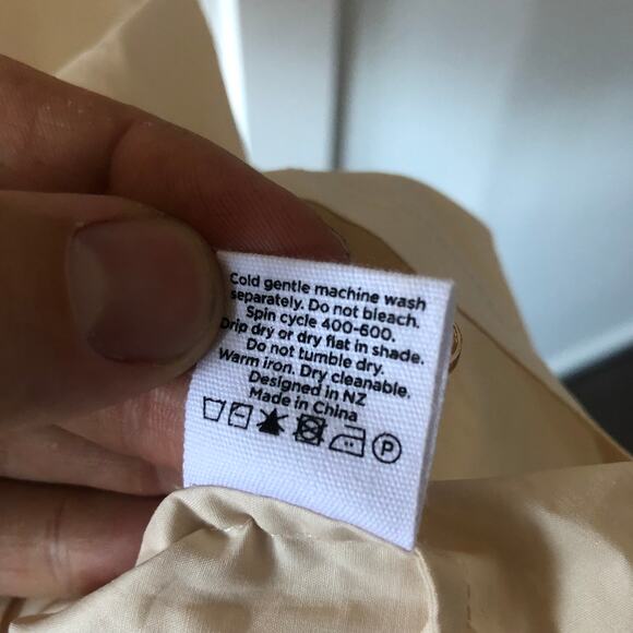 Bird & Knoll Freja Dress size XS NEW WITHOUT TAGS Coconut Cream $365 - Picture 7 of 13